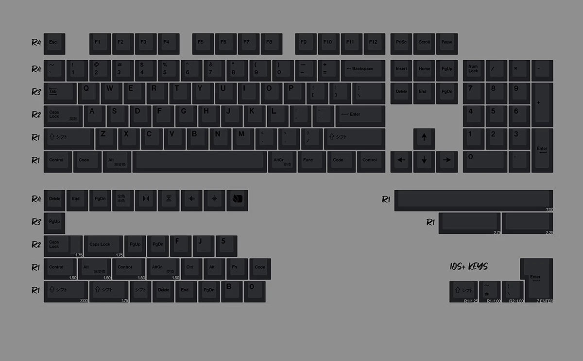 140 key GMK Minimalist Red keycap PBT Dye Sub Cherry Profile Customized Japanese KeyCaps For MX Switch Mechanical Keyboard