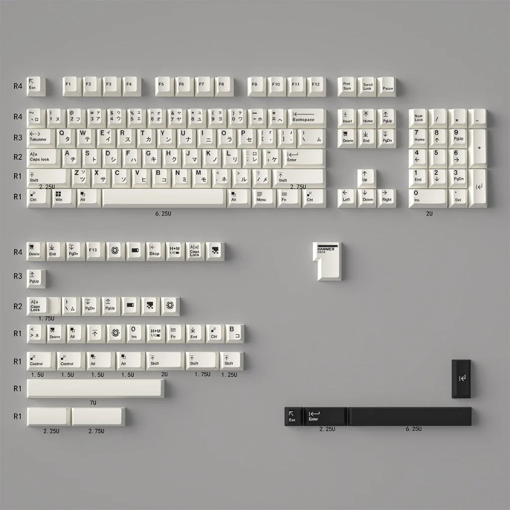 140 key GMK Minimalist Red keycap PBT Dye Sub Cherry Profile Customized Japanese KeyCaps For MX Switch Mechanical Keyboard
