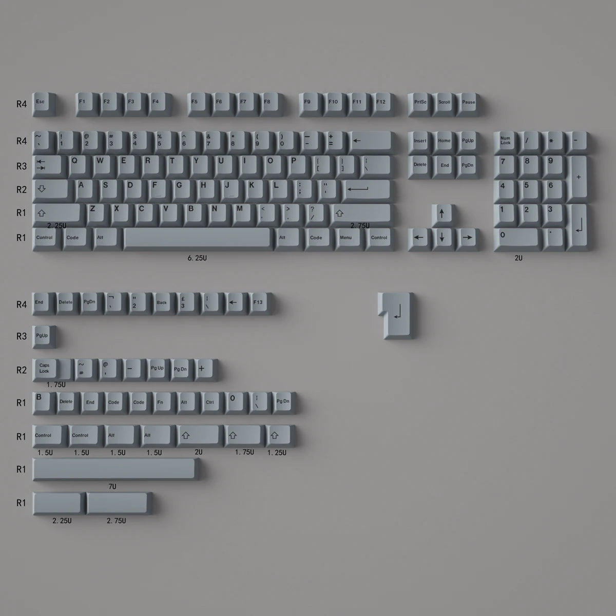 140 key GMK Minimalist Red keycap PBT Dye Sub Cherry Profile Customized Japanese KeyCaps For MX Switch Mechanical Keyboard