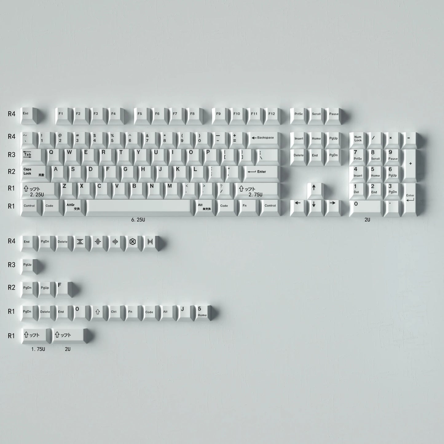140 key GMK Minimalist Red keycap PBT Dye Sub Cherry Profile Customized Japanese KeyCaps For MX Switch Mechanical Keyboard